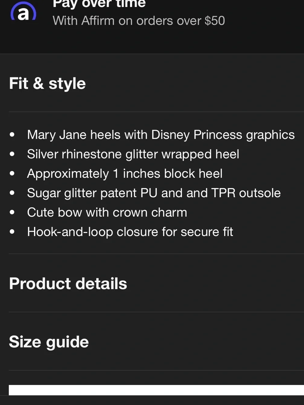 Silver Glitter Mary Jane Princess Shoes